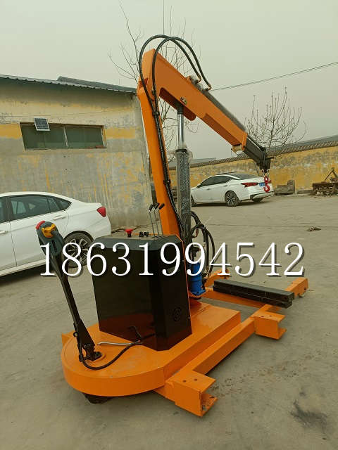 九龙自卸车厢随车吊 自制轮式四不像起重机 四驱平板吊 5吨 贵盛